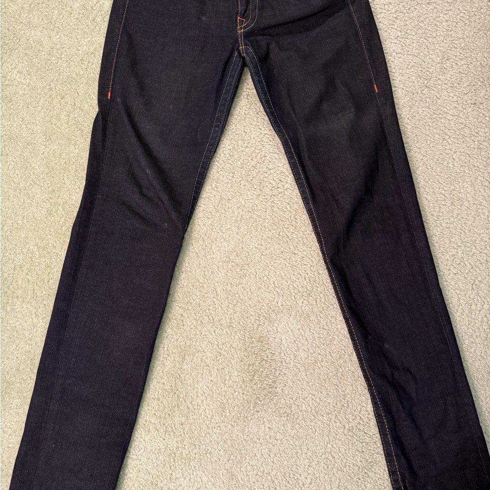 True Religion Women's Julie High rise Skinny Jeans size 32 inseam 35in, dark